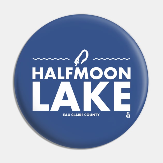 Eau Claire County, Wisconsin - Halfmoon Lake Pin by LakesideGear