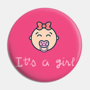 It's a baby girl! Pin