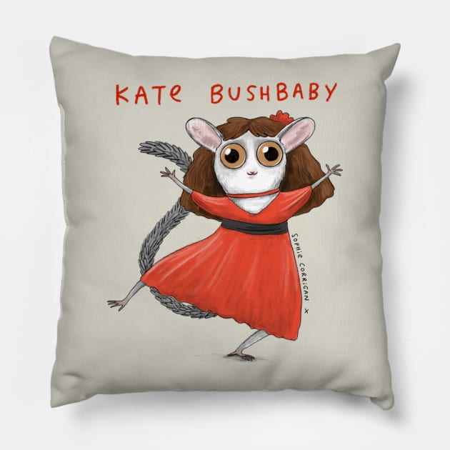 Kate Bushbaby Pillow by Sophie Corrigan