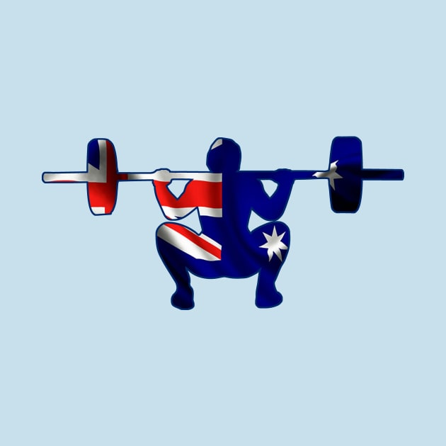 Squats Flag of Australia by SusanaDesigns