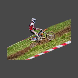 motocross enduro on the hill T-Shirt