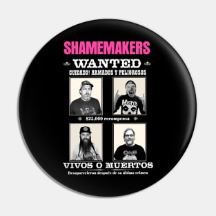 Wanted Vivos O Muertos Pin