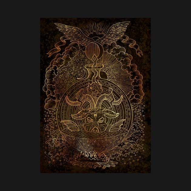 Devils Brew (Version 2). Mystic and Occult Design. by Mystic Arts