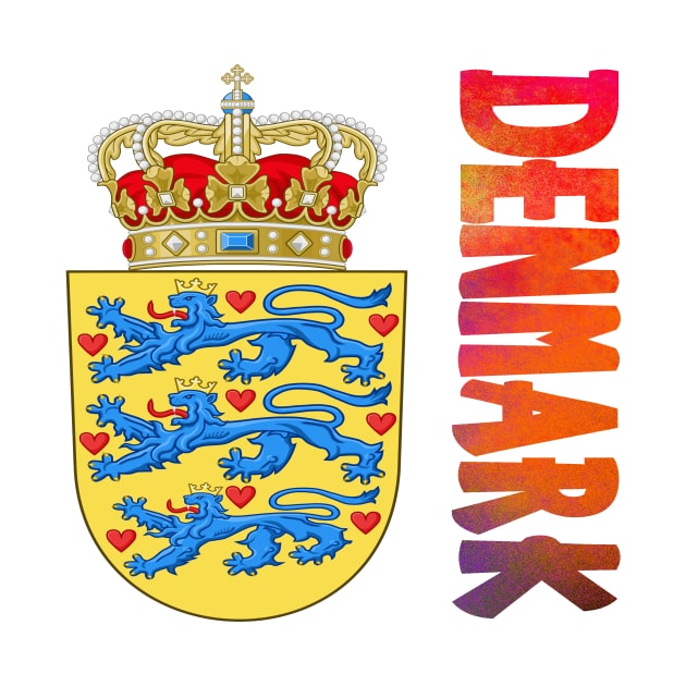 Denmark Coat of Arms Design by Naves