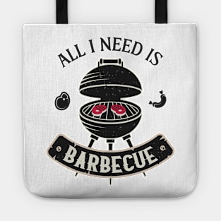 Grill BBQ Funny Saying Barbecue Lover Tote