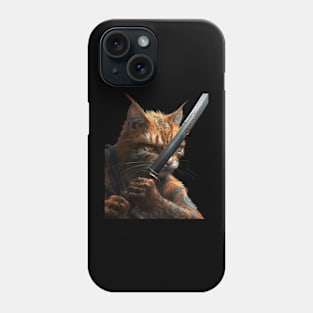 Cat Ninja Pursuit Clawed Prowess Phone Case