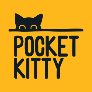 Pocket Kitty Minimalist by Tobe Fonseca T-Shirt