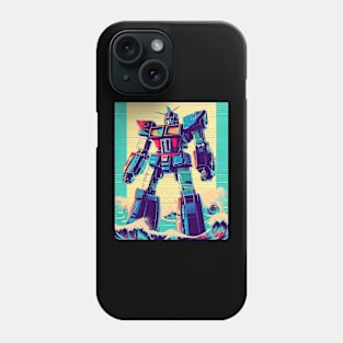 Mechanical Titans: 80s Revival Phone Case