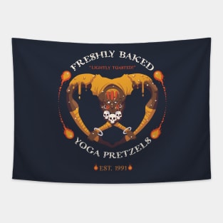 Yoga Pretzel Tapestry