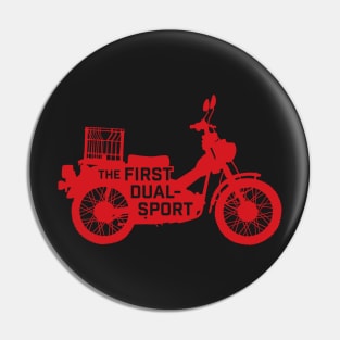 The First Dual-Sport Motorcycle (Red) Pin