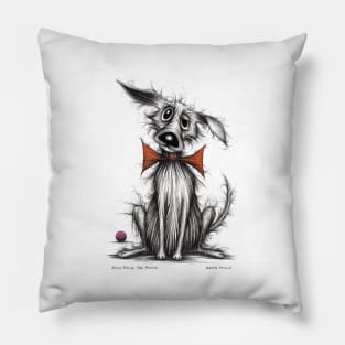 Posh paws the pooch Pillow