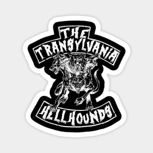 The Transylvania Hellhounds Wolf Logo in White Magnet