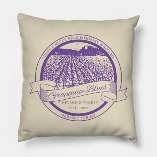 Grapejuice Winery Harry Pillow