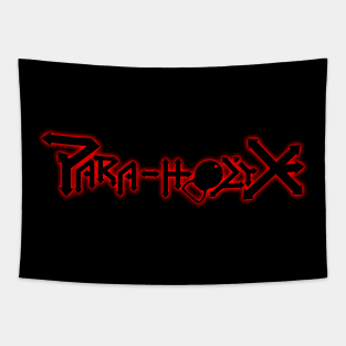 Para-holiX Ghost Logo RED Tapestry