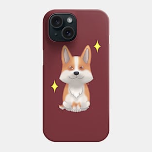 Red Pembroke corgi Phone Case