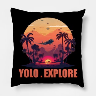 Yolo - Explore 01 Pillow