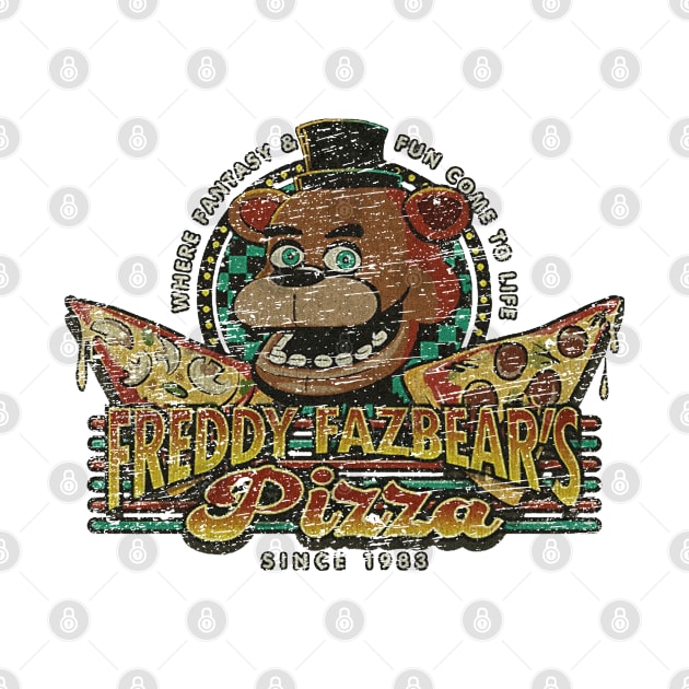 Freddy Fazbears Pizza Vintage by Ilustra Zee Art