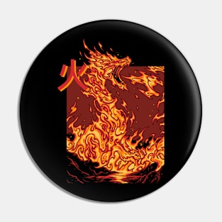 Fire dragon Pin