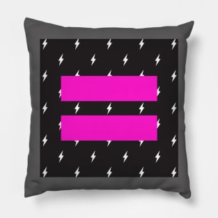 Bold Bolt Equality Pillow