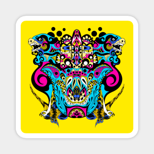 the kaiju world in the hand of gods ecopop beast totonac wallpapers Magnet