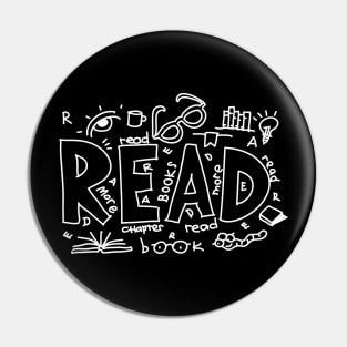 Read More Books Doodle Pin