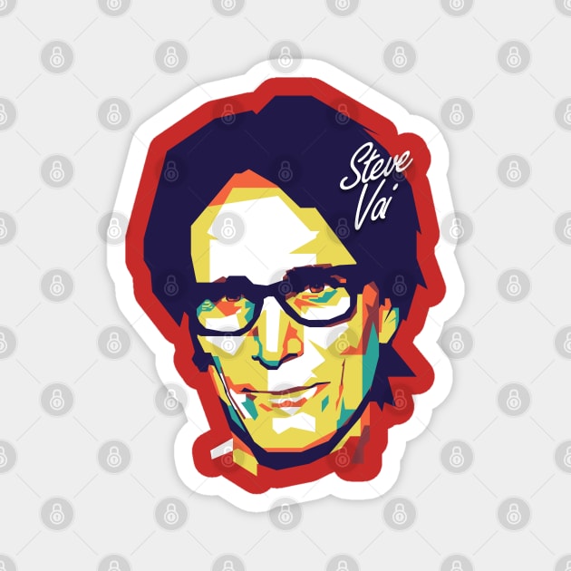 steve vai rock wpap style Magnet by pentaShop