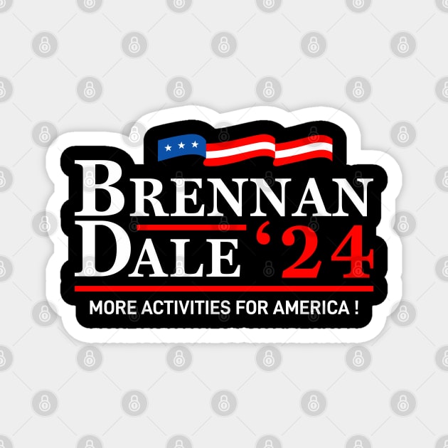 Brennan Dale 24 Step Brothers Magnet by Mirotic Collective