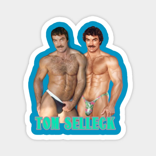 Tom Selleck 80s Hot Sexy Magnet by huskaria