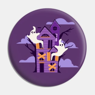 Scary House Pin