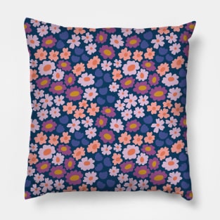 Purple Blooms Pillow