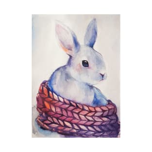 White watercolor rabbit. T-Shirt