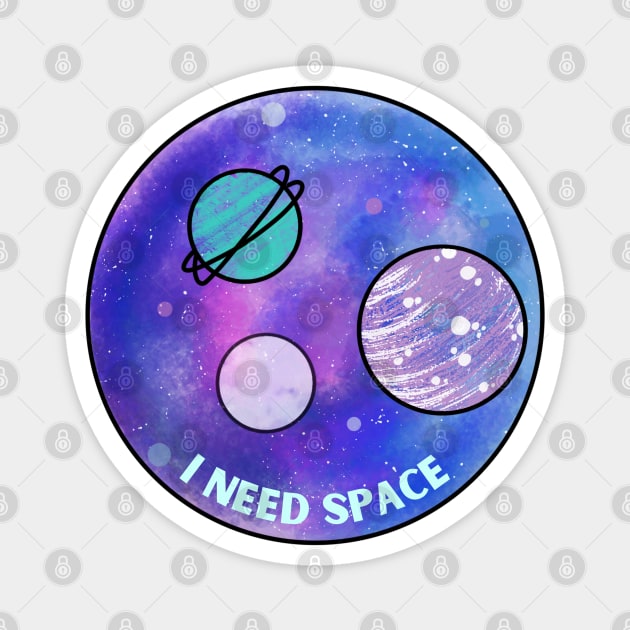 I need Space (Space Circle) Magnet by High Altitude