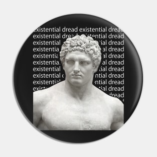 Existential Dread - Vaporwave Greek Bust Pin