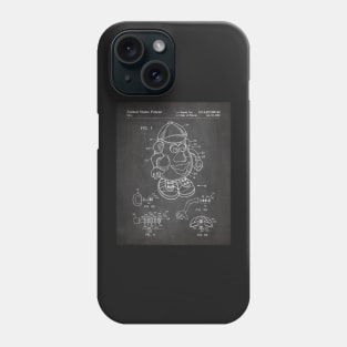 Retro Toys Patent - Kids Toy Childrens Bedroom Art - Black Chalkboard Phone Case