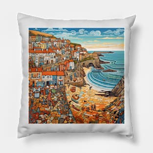 Newquay in Summer Pillow