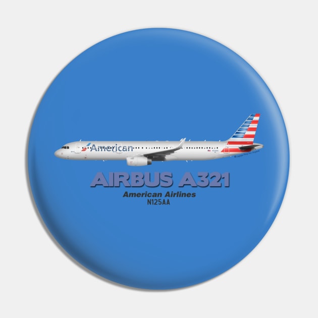 Airbus A321 - American Airlines Pin by TheArtofFlying