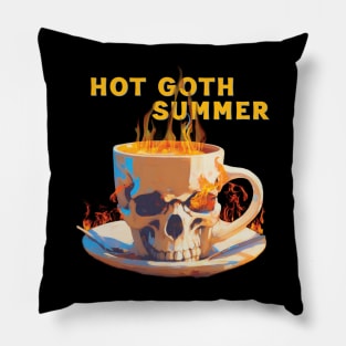 Hot Goth Summer Pillow