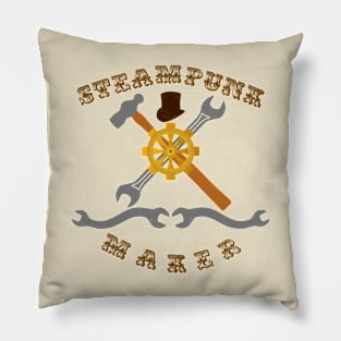 Steampunk Maker Pillow