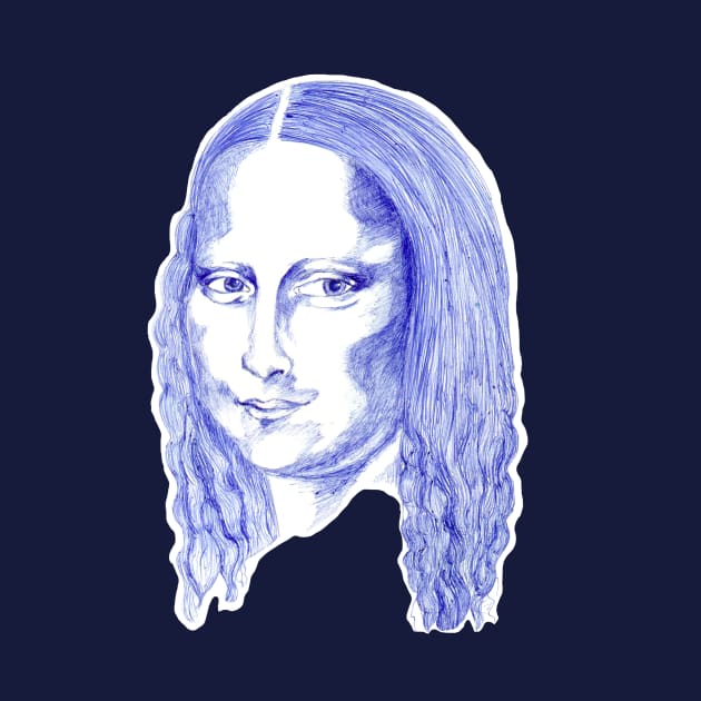 Mona Lisa Sketch by Online_District