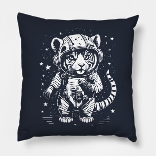 Tigernaut: A Wild Journey to Space Pillow