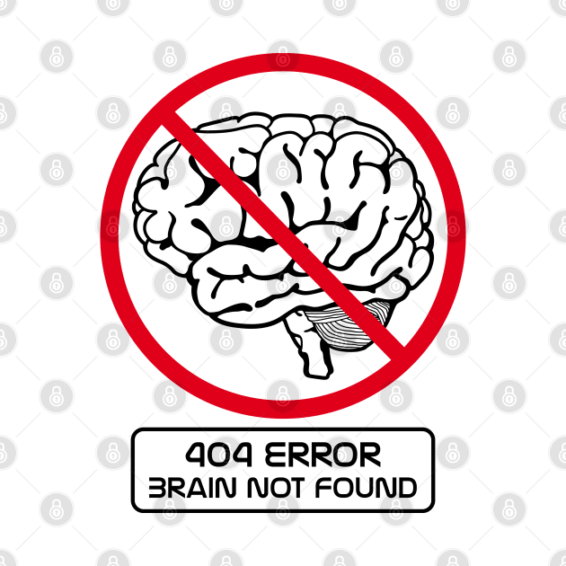 Brain not found joke by t335