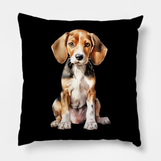 Puppy English Foxhound Pillow