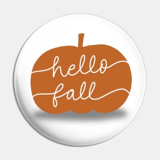 Hello Fall Pin