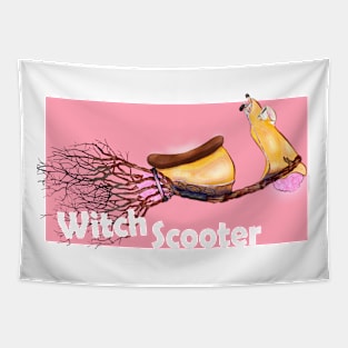 Witch Scooter Tapestry