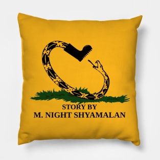 Horror Movie Gadsden Flag Parody Pillow