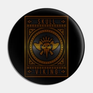 Skull Viking Pin