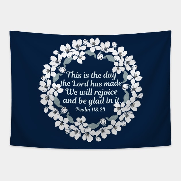 Beautiful Christian Psalm 72:19 Tapestry by epiclovedesigns