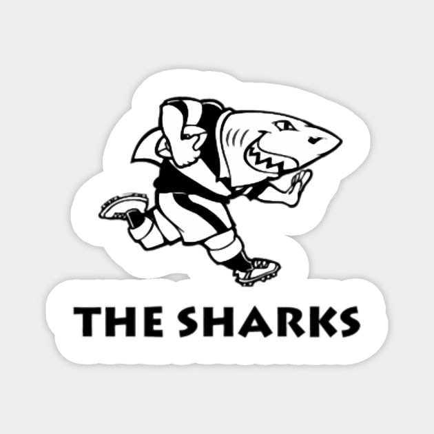 The sharks rugby supporter gear Magnet by baconislove