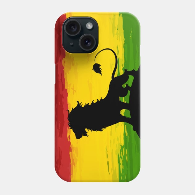 Rasta Lion Phone Case by belhadj