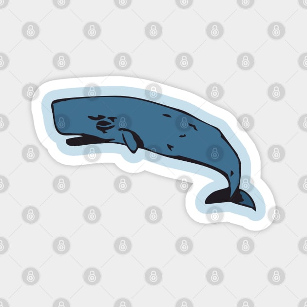 Sperm Whale Magnet by RosArt100